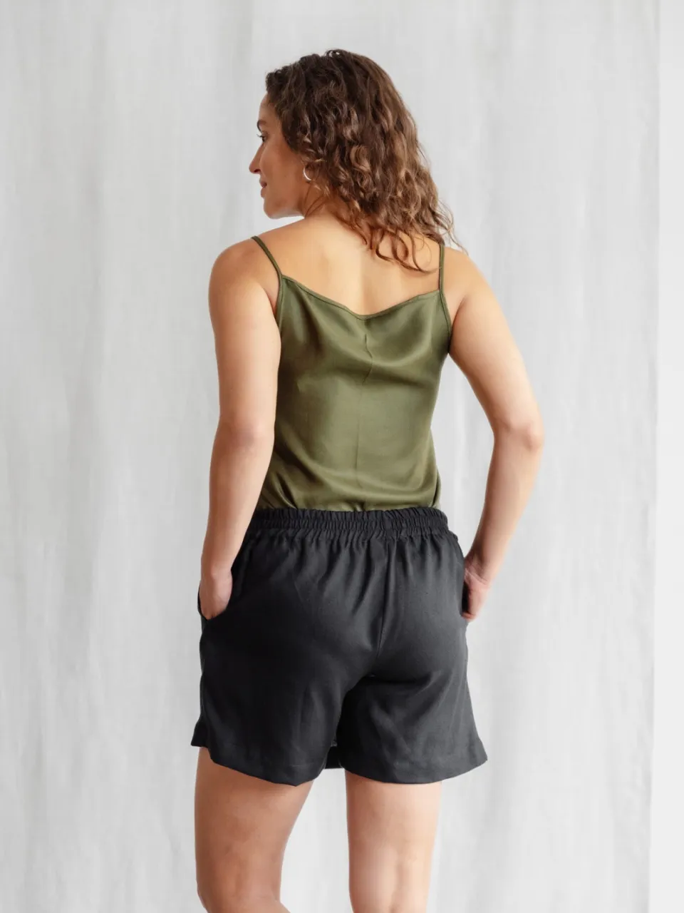 Jyoti - Fair Works dames vegan Skort Safiya Zwart, foto 2