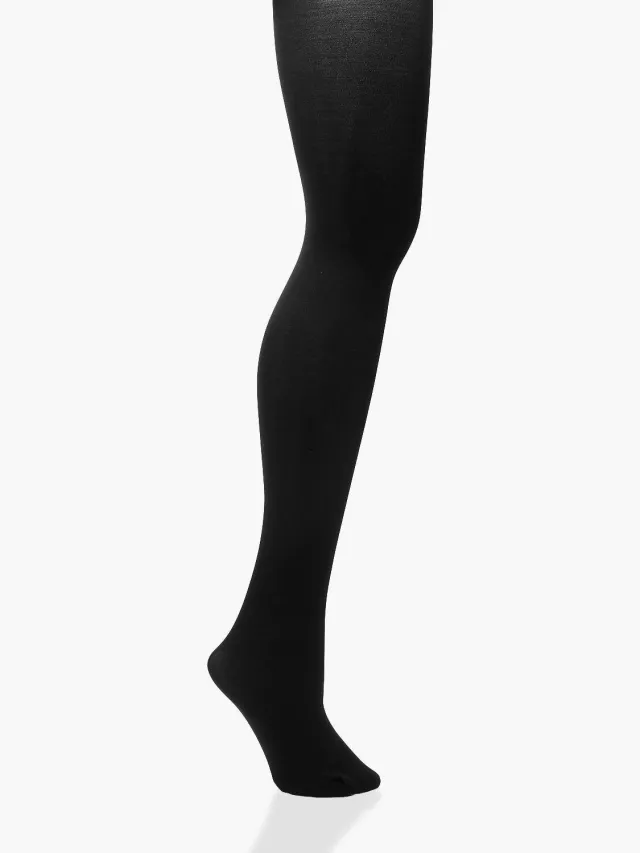 boohoo Dames 100 Denier Shaper Panty's Zwart