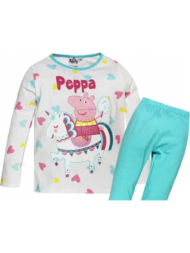 Peppa Pig Pyjama - 100% katoen - Hartjes - Meisjespyjama multi colour
