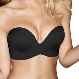 Wonderbra Ultimate Silhouette Micro Strapless zwart Beige,Zwart,Bruin