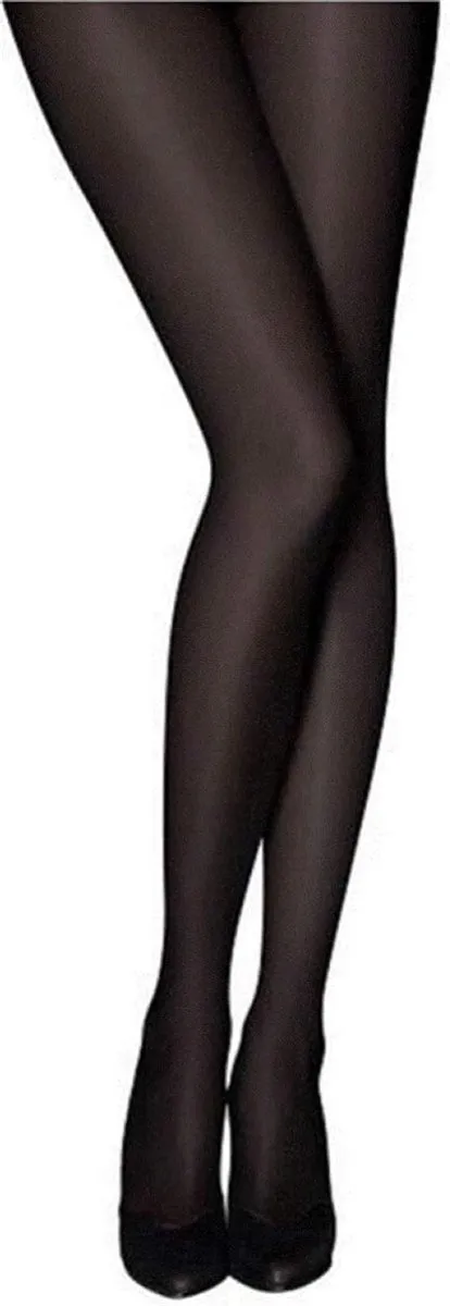 Pretty Polly Panty - Zijde Glans - Dikke Panty - 80 Den. - Zwart Black