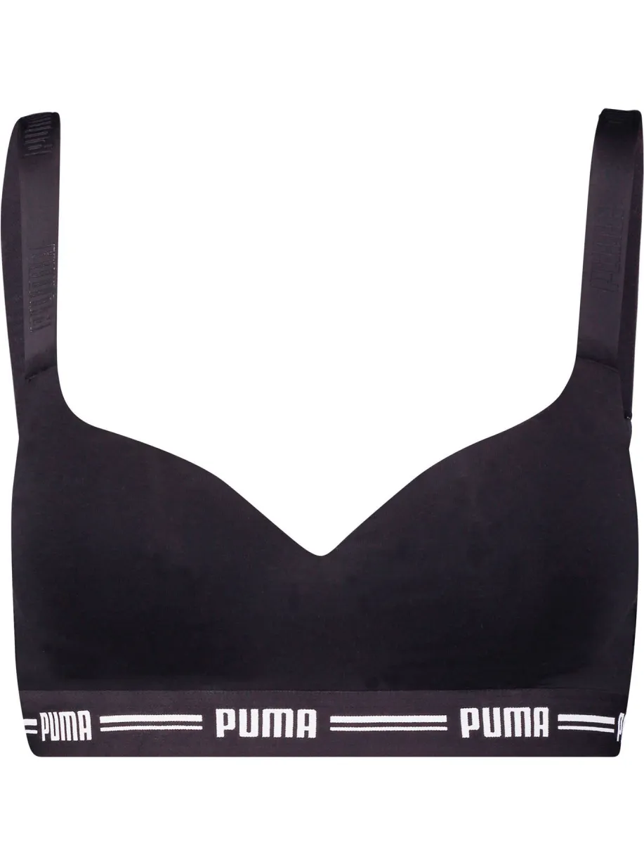 Puma voorgevormde bh zonder beugel zwart, foto 2
