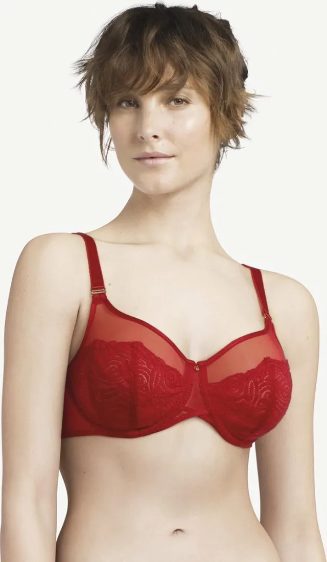 Chantelle Pyramide - BH Beugel - C14610 - Coquelicot - D75/90