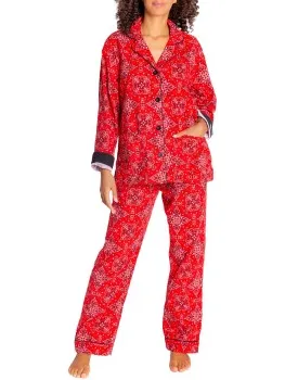 PJ Salvage Boots And Bonfires Pyjama Rood
