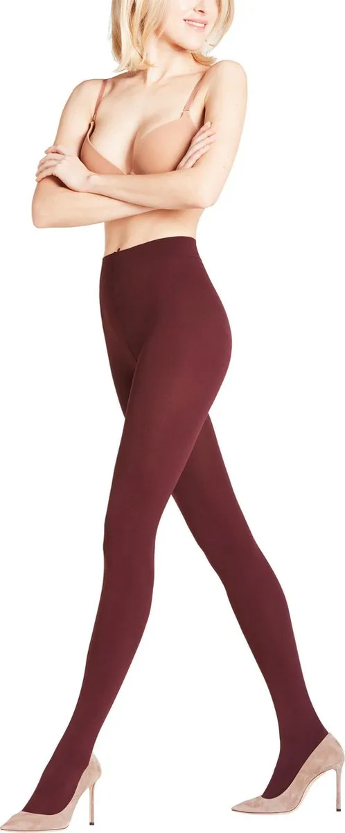 Falke Pure Matt 100 DEN Dames Panty - Red-M