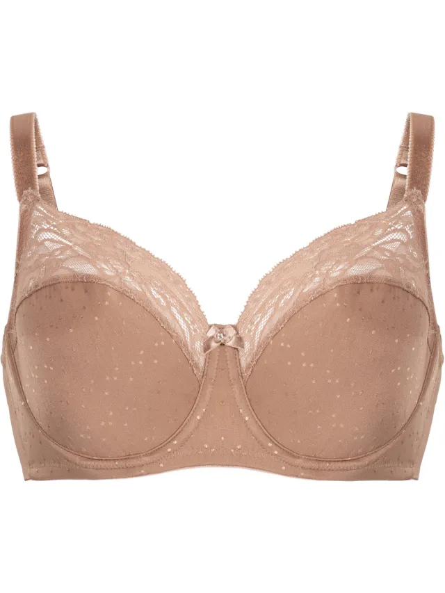 Hunkemöller Dames Lingerie Niet-voorgevormde beugel bh Sophie - Bruin