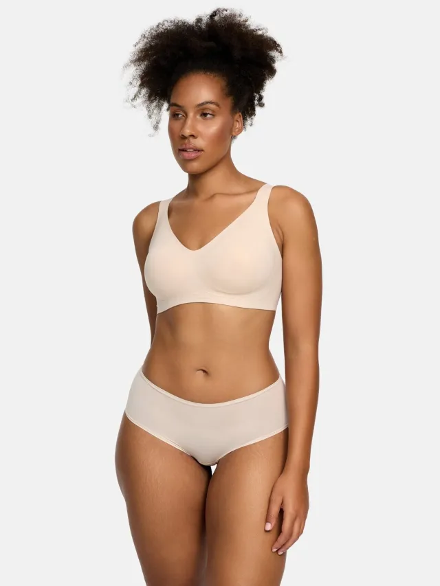 cfab Comfort Minimizer BH - Zand - L - BH Zonder Beugel Voorgevormd - Ondergoed - Naadlos