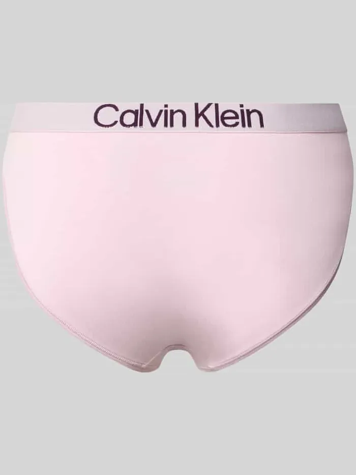 Calvin Klein Slip van katoenmix met label in band roze, foto 2