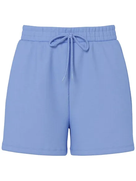 Pieces Dames loose shorts pcchilli sweat pants effen blauw, foto 2