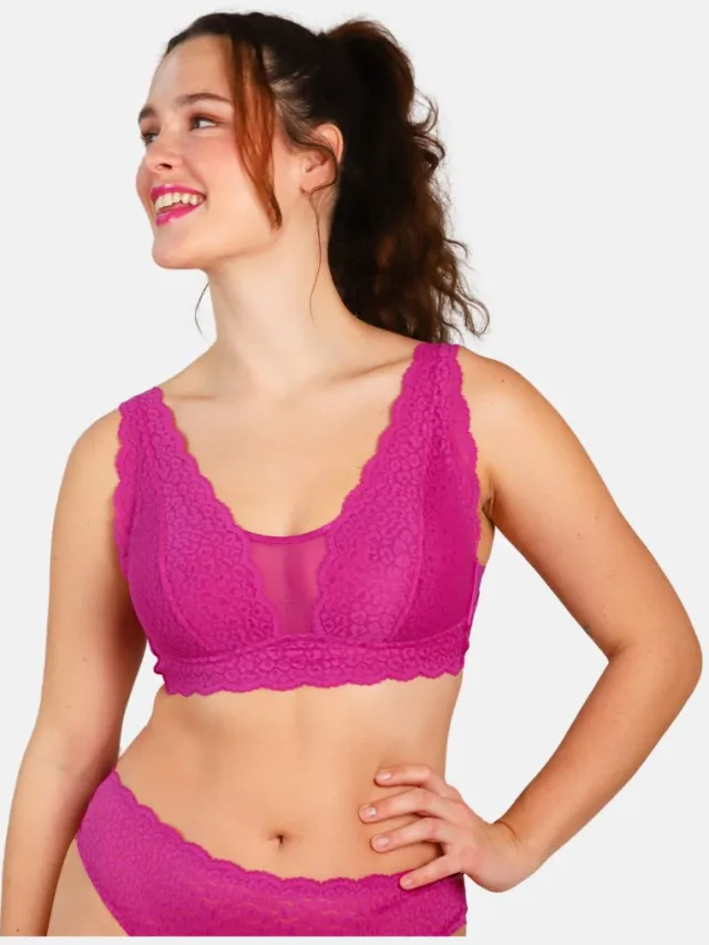 SugarShape bralette ELVA orchid
