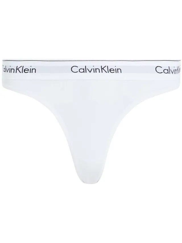 Calvin Klein Jeans Thong string wit