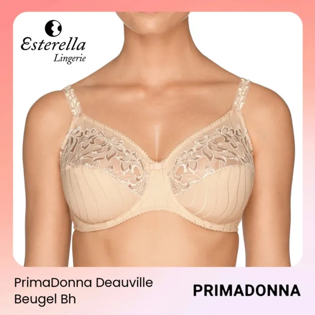 PrimaDonna Deauville Beugel Bh 0161817 Caffé Latte - maat EU 90F / FR Huid