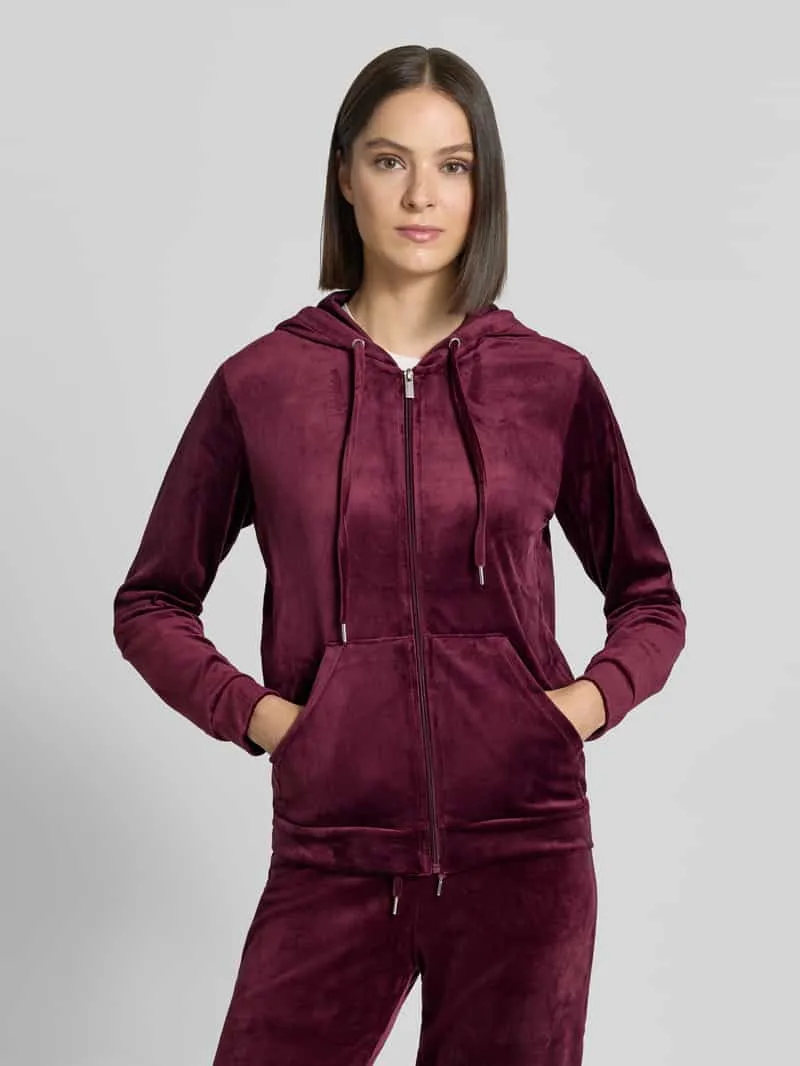 b.Young Twinset met kangoeroezak model 'MITZA SET' bordeaux, foto 4