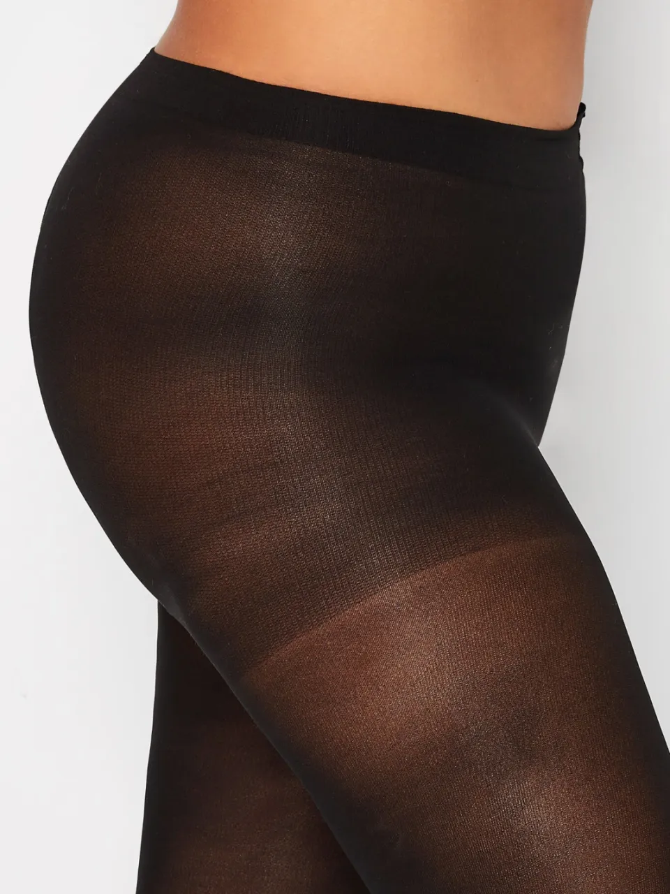 Yours Sustainable Gerecyclede 50 Denier Pantysize 62-64 zwart, foto 3