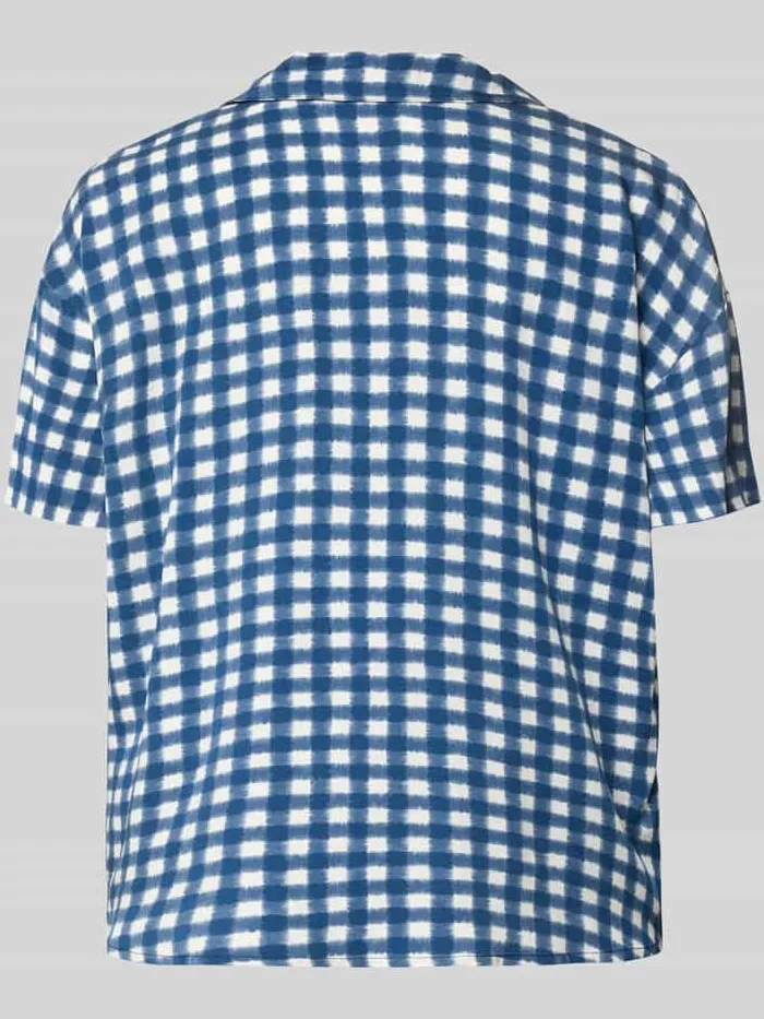 Marc O'Polo Pyjamabovenstuk in relaxed fit van pure viscose donkerblauw, foto 3