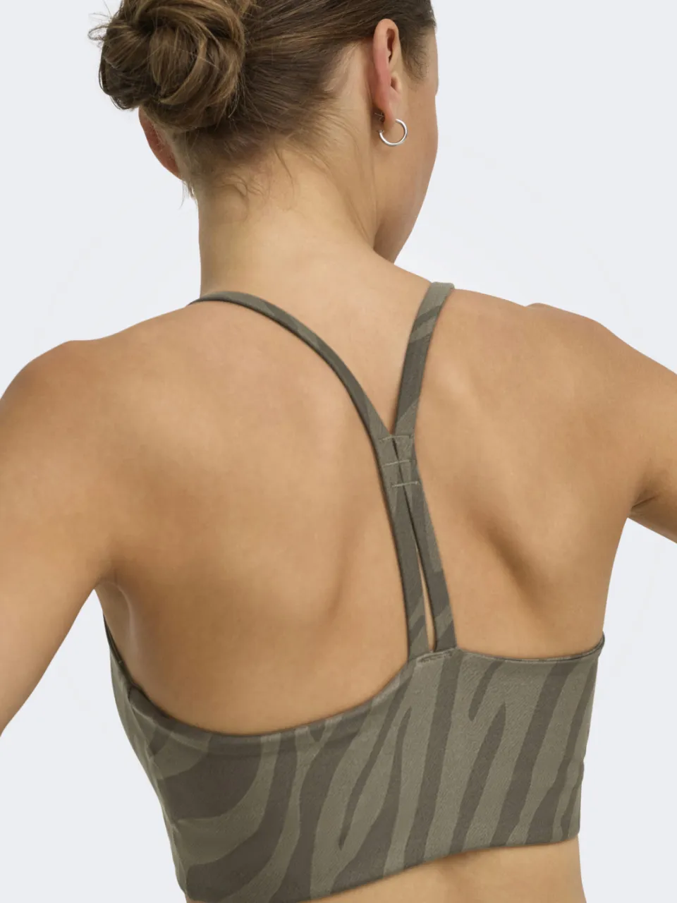 Only Play sport-bh medium support met zebraprint - groen, foto 7