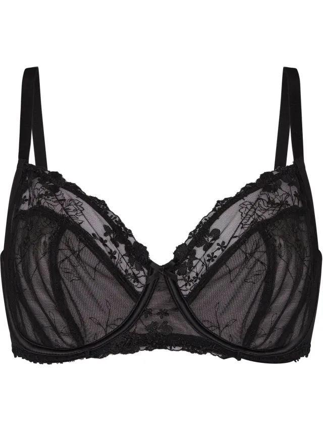 Hunkemöller Non-Padded Underwired Bra Peonie Zwart