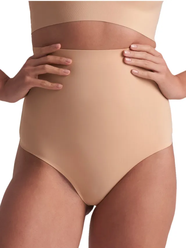 Bye Bra Onzichtbare ultra hoge taille string beige