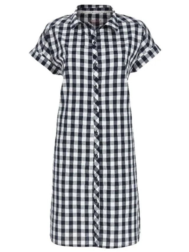 Ringella Doorknoop nachthemd 6226006 282 Blue navy motief