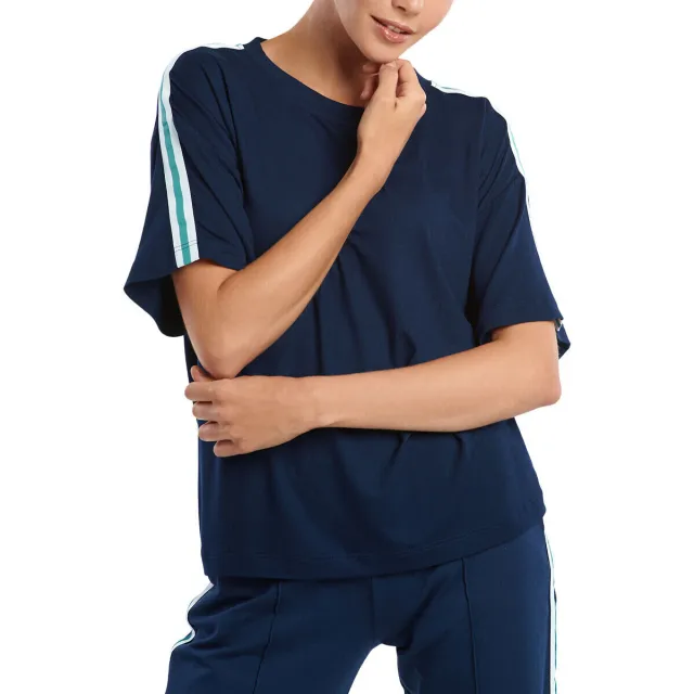Lisca Retromania Cheek pyjamatop marineblauw