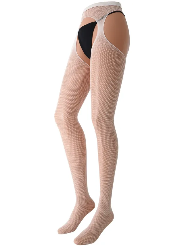 Trasparenze Panty’s/Kousen Trasparenze Collant Aperti A Rete Silene Wit