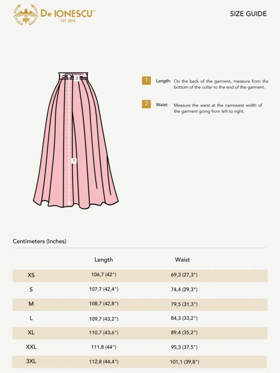 De IONESCU dames vegan Midi Rok Linen Cappuccino lichtbruin, foto 2