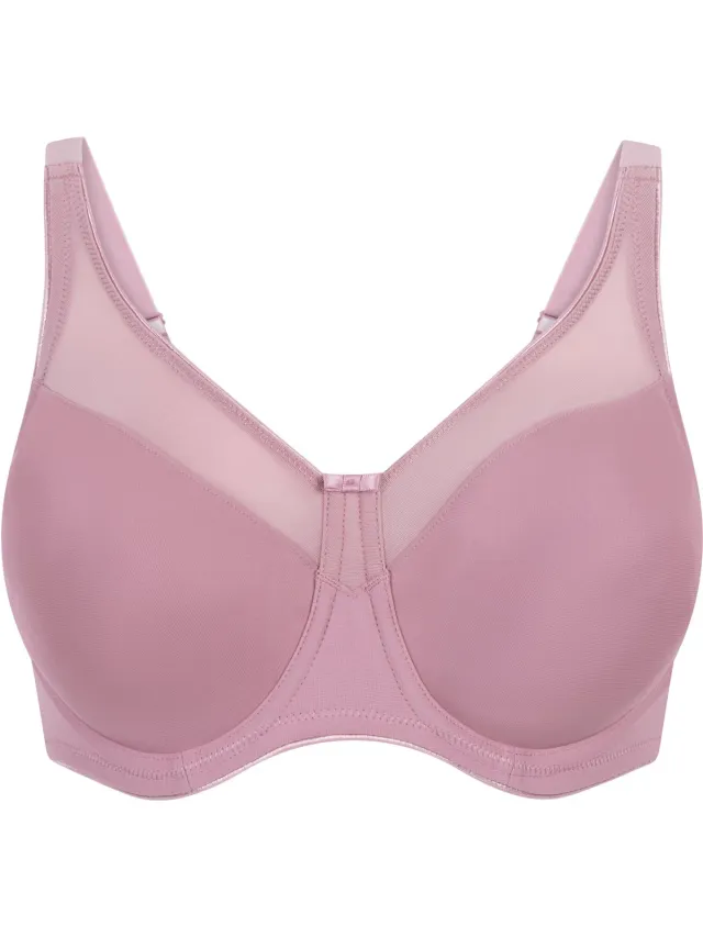 Hunkemöller Dames Lingerie Niet-voorgevormde minimizer beugel bh Nina - Roze