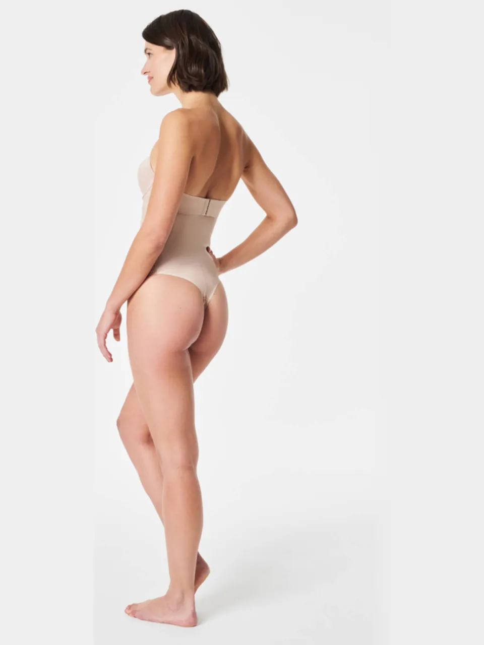 SPANX SPANXshape™ Invisible high waist medium corrigerende string beige, foto 4