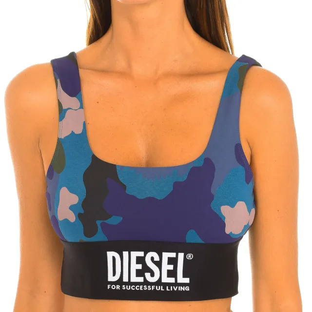 Diesel Draadloze katoenen sportbeha voor dames A03061-0AEAS Veelkleurig