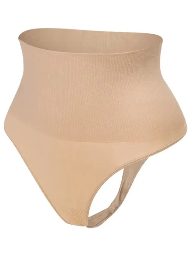 Attrezzo corrigerend ondergoed - Beige - Butt lifter onderbroek - String - Billen lift broekje - Shapewear voor taille - Baleinen