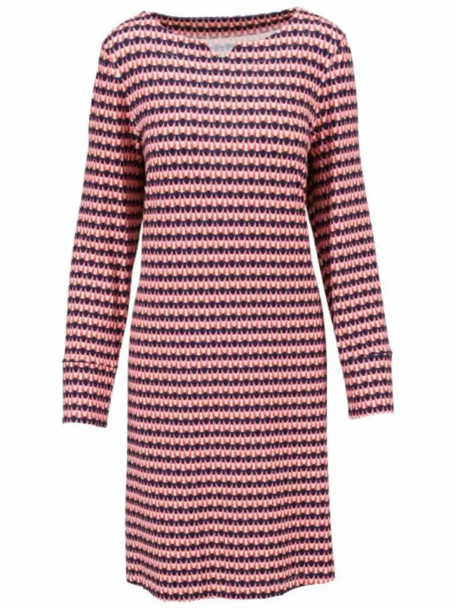 Ringella Katoenen dames nachthemd veelkleurig Ringella - Meerdere kleuren - Maat - 46