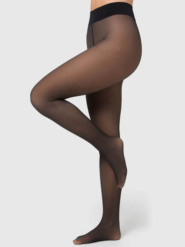 nur die Feinstrumpfhose Warm & Transparent 50 DEN zwart