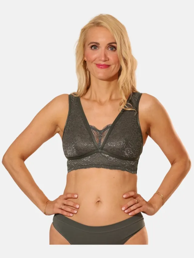 SugarShape bralette ELIANA olive