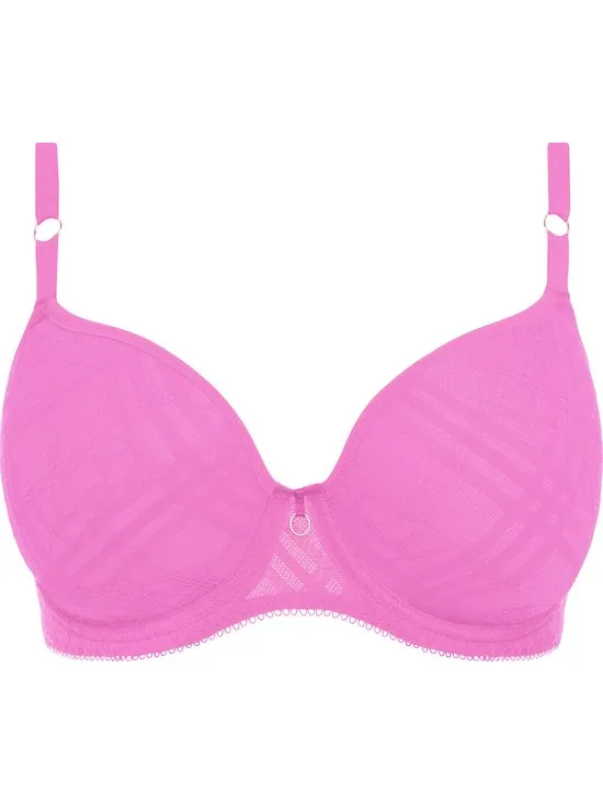Freya Fatale UW Moulded Plunge T-Shirt Bra Dames Beha roze