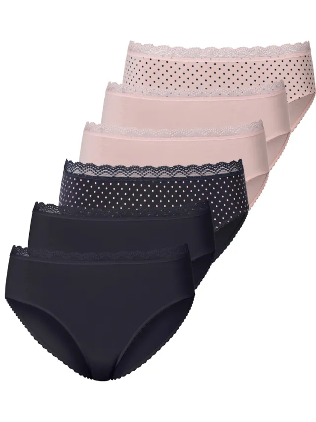 Jazzpants slips navy roze, foto 2