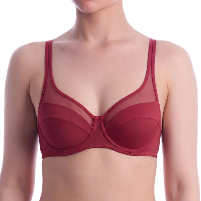 Dim 3983 beugel-bh rood