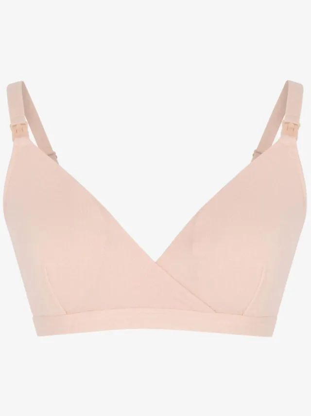 Penti Voorgevormde triangle-bh met kantpatroon Beige