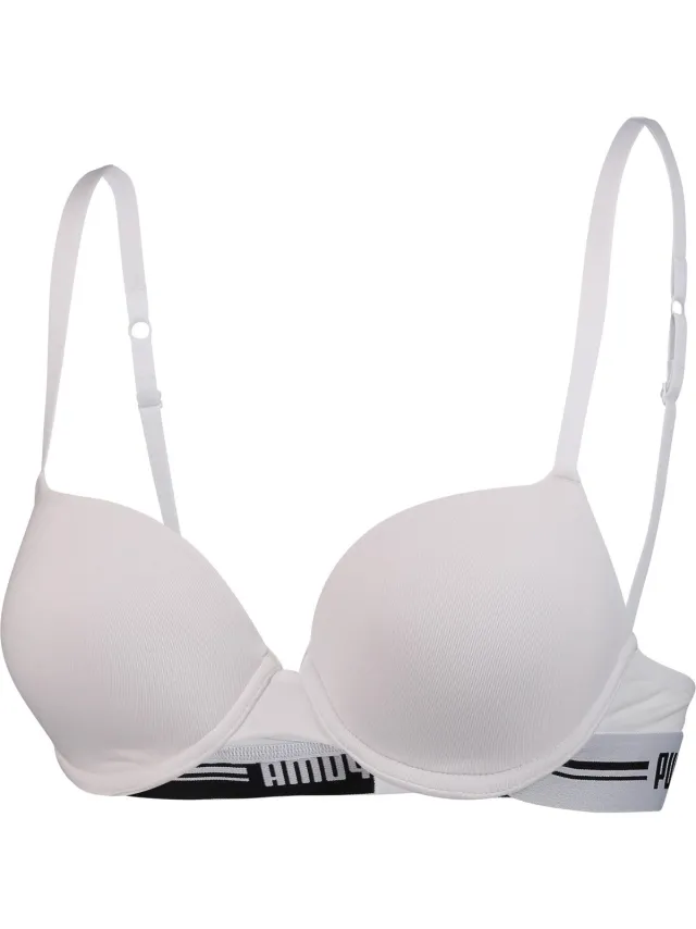 Puma T-shirt Bra 1P - Beugel bh - D70 - Wit