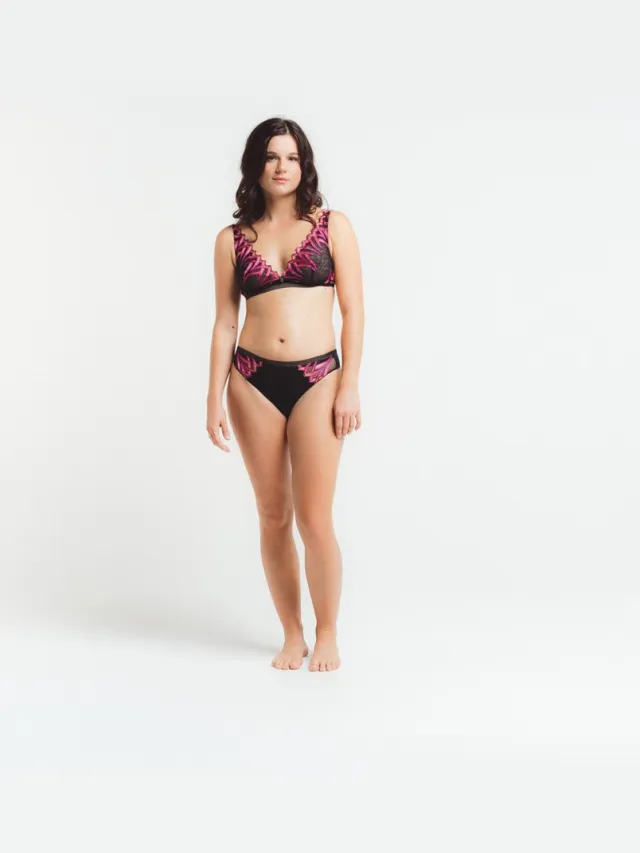 Louisa Bracq Virtual Sunset Bralette - Meerkleurig/Zwart