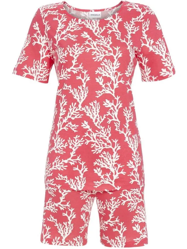 Ringella Rode koraal shortama Ringella - Rood - Maat - 40