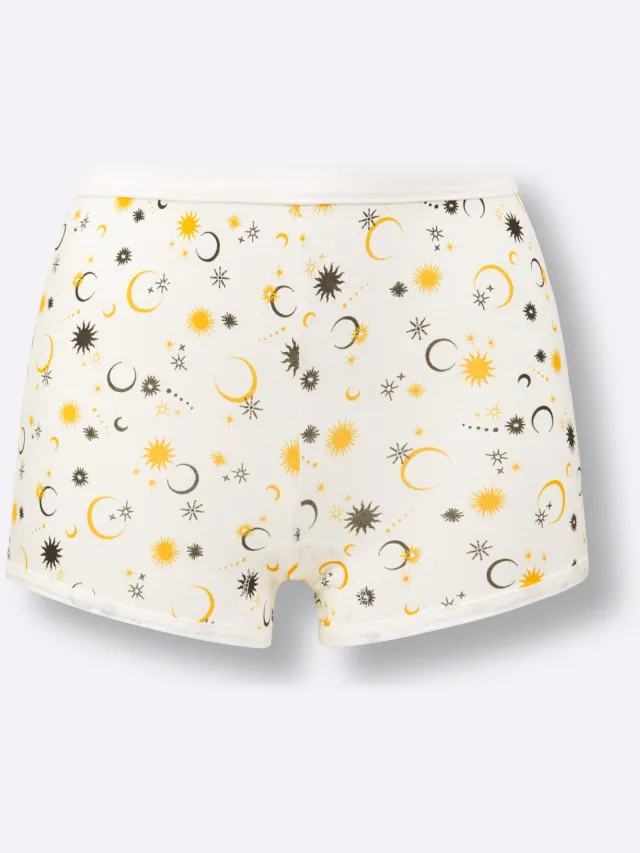 Panty wit geprint