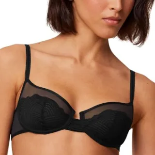Triumph Delightful Spotlight W beugel-bh zwart Rood,Blauw