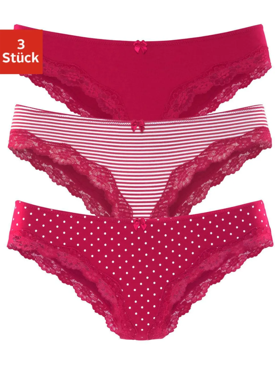 Brazilian slip roze gestipt, foto 2
