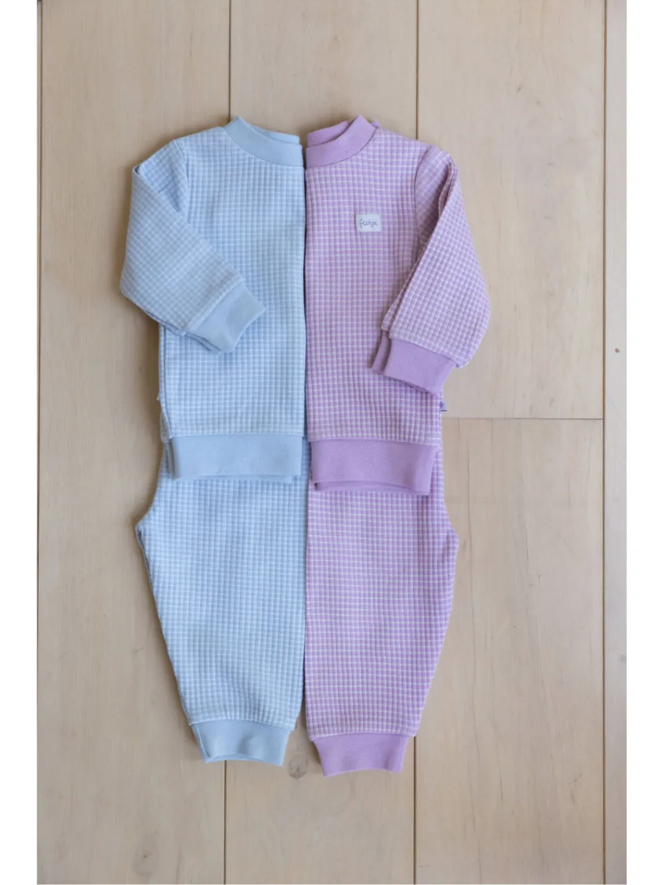 Feetje unisex wafel pyjama lila, foto 6