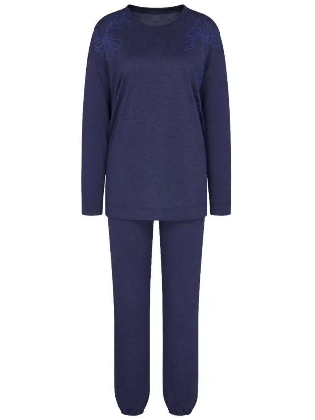Triumph Pyjama Endless Comfort BLUE - DARK COMBINATION