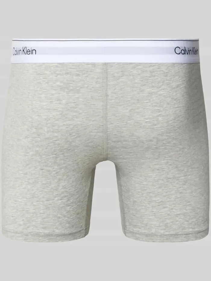 Calvin Klein Broek met label in band lichtgrijs, foto 3