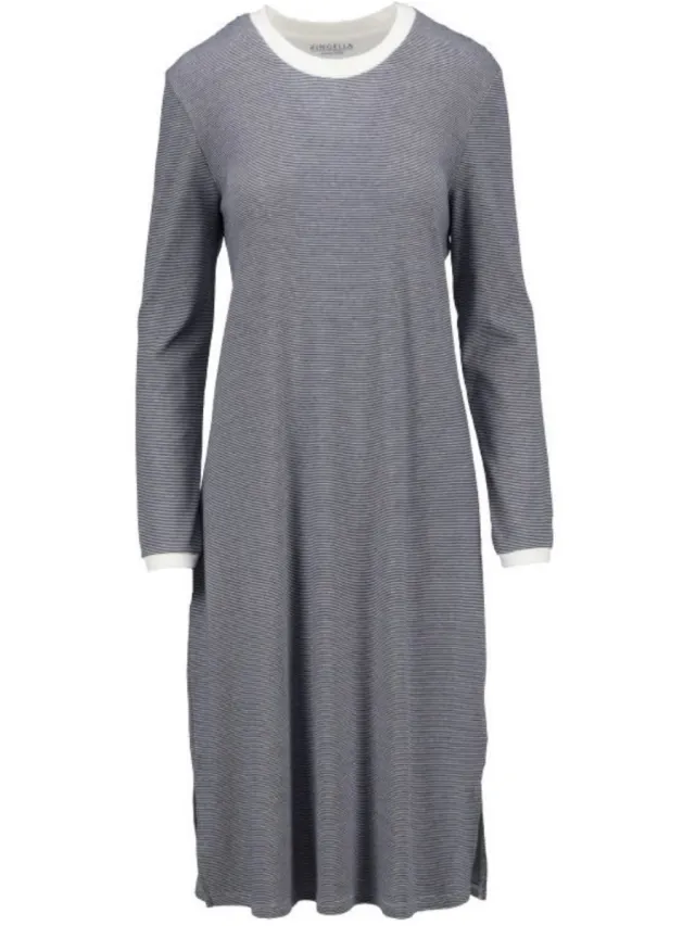 Ringella Katoenen dames nachthemd nachtblauw Ringella - Blauw - Maat - 44