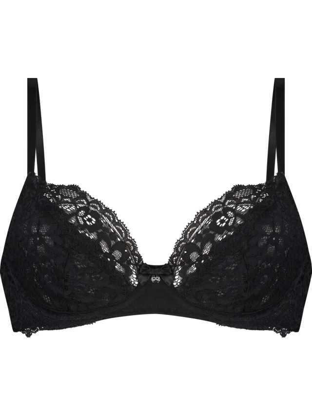 Hunkemöller Marine niet voorgevormde bh Dames zwart
