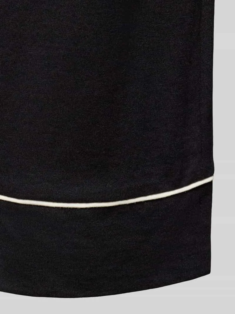 Christian Berg Woman Pyjamabroek met contrasterende strepen zwart, foto 2