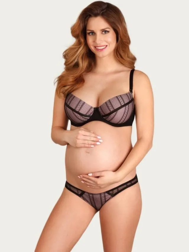 Lupoline Slip Grey Stripe